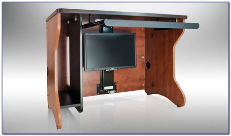 Design 15 of Desk With Hidden Monitor Lift | pjdnd