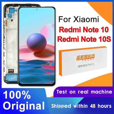 Original 6 43 Super AMOLED Display For Xiaomi Redmi Note 10 M2101K7AI