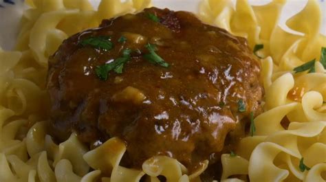 Salisbury Steak with Onion Gravy - Brenda Gantt Recipes