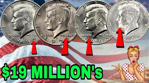 Most Valuable TOP 6 Silver Kennedy Half Dollar Coins Rare Half Dollar