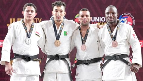 CHAMPIONNATS DAFRIQUE INDIVIDUELS DE JUDO LAlgérie décroche trois