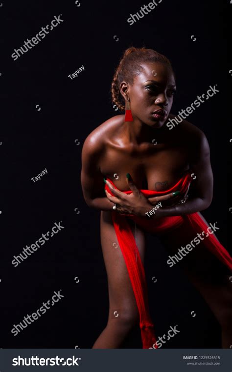 Portrait Sensual Nude Black Woman On Stock Photo 1225526515 Shutterstock