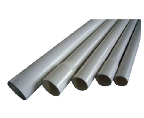 Grey 19 Mm Thick Industrial Grade And Durable Round Pvc Electrical