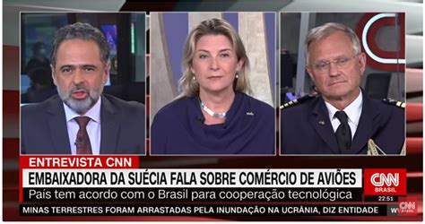 CNN repercute matéria de DefesaNet Suécia e Brasil têm compromisso de