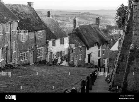 View From The Top Of Gold Hill In Shaftesbury Which Is Famous For The
