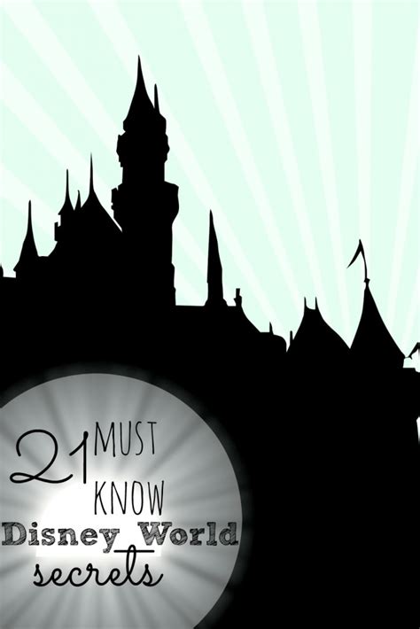 21 Must-Know Disney World Secrets