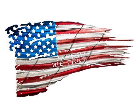 Torn American Flag Drawing