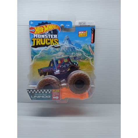 風火輪 Hot Wheels Monster Trucks Benz Unimog 烏尼莫克 大腳車 稀有 蝦皮購物