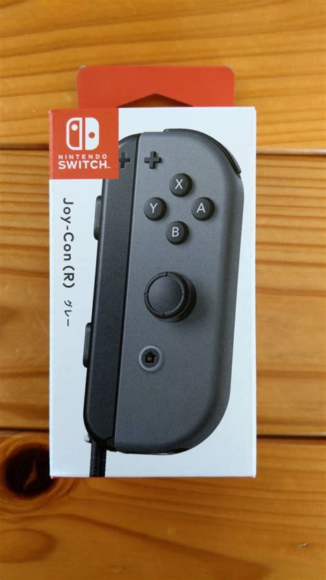 任天堂 Joy Con R グレー 右 ジョイコン 箱付きニンテンドースイッチアクセサリー｜売買されたオークション情報、yahooの商品