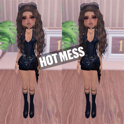Hot Mess Theme In Dress To Impress Disco Outfit Black Outfit Party Outfit