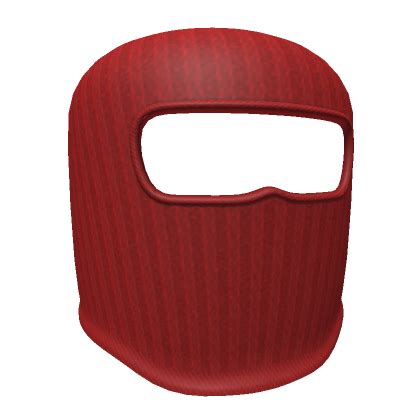 Red Balaclava Ski Mask's Code & Price - RblxTrade