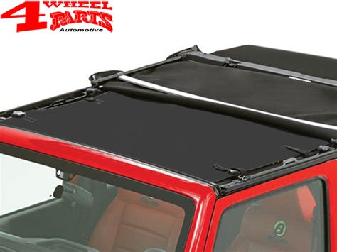 Sun Bikini Top Targa Bestop Black Diamond Jeep Wrangler JK Bj 07 18 2 oder 4 Türer 4 Wheel Parts