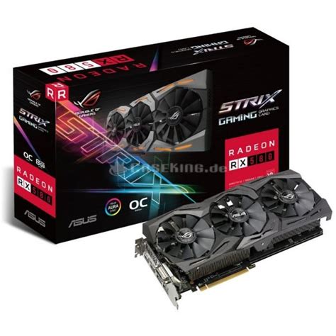 Asus ROG Strix Radeon RX 580 OC 8GB GDDR5 Graphics Card - Aristo Computers