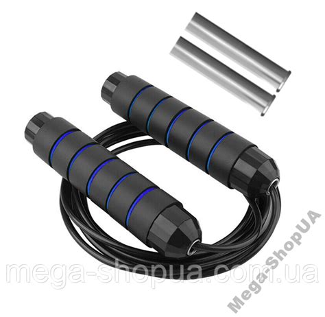 Скакалка скоростная с утяжелителями на подшипниках для взрослых ...