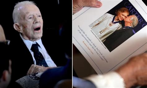 Apariție rară a lui Jimmy Carter fostul președinte american foto