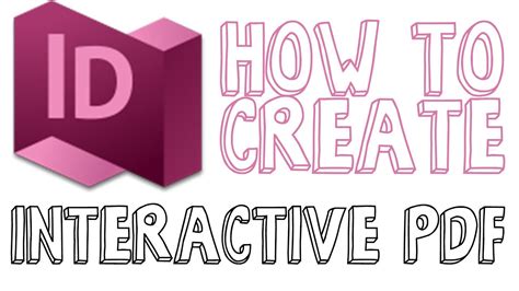 How To Create An Interactive PDF In Indesign Indesign CC Tutorial