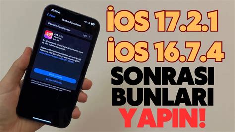 Ios G Ncellemes Sonrasi Bunlari Yapin Youtube