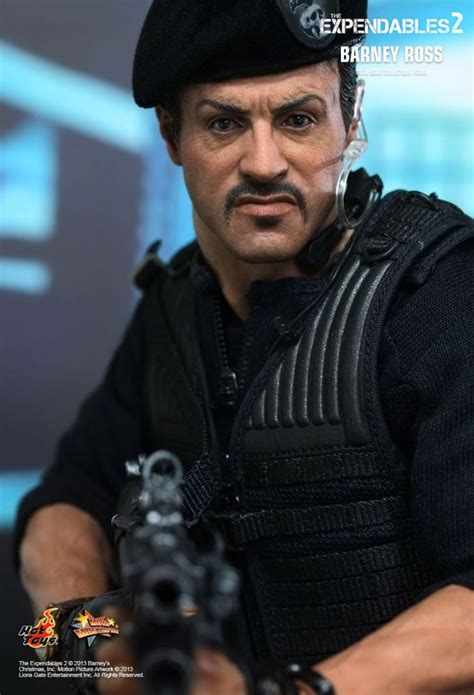 The Expendables Barney Ross Sylvester Stallone Figurine Cm Hot Toys Mms