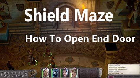 Pathfinder Wrath Of The Righteous Shield Maze Key How To Open End