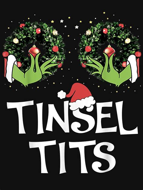 Jingle Balls Tinsel Tits Couples Christmas Matching Couple T Shirt