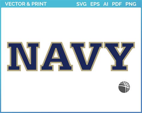 Navy Midshipmen - Wordmark Logo (1998) - College Sports Vector SVG Logo ...