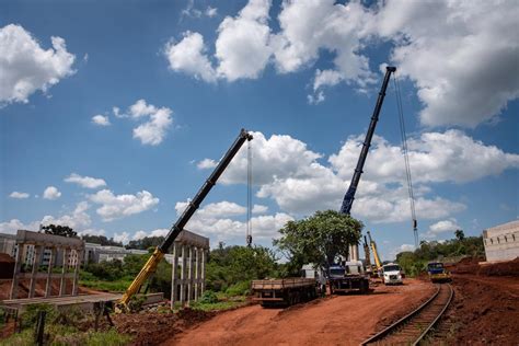 Vigas Do Viaduto De Metros Come Am A Ser Instaladas Na Obra Do Anel