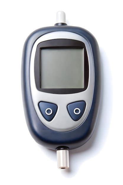 Diabetes machine on white background | Premium AI-generated image