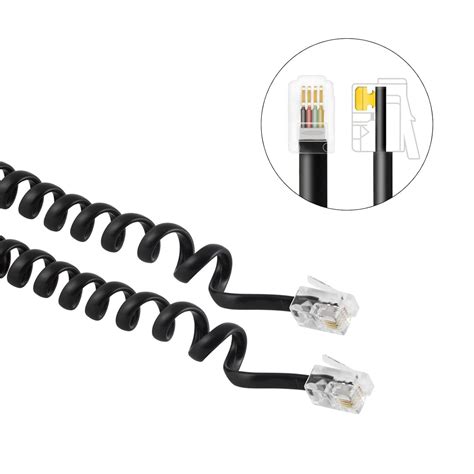 Lativu Phone Cord For Landline Telephone Cord Phone Line Cord 45 Ft