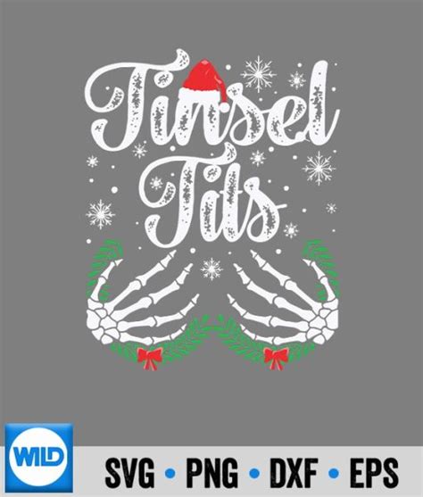 Christmas SVG Couple Christmas Jingle Balls Tinsel Tits Couples Matching SVG WildSvg