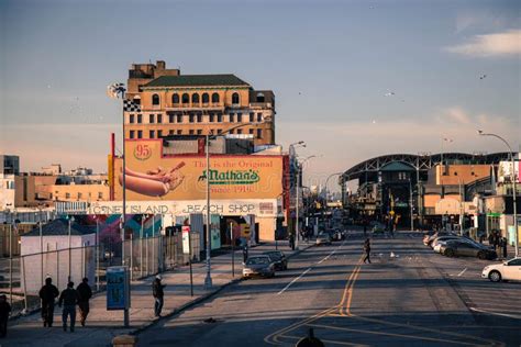 Nathan`s, Coney Island editorial stock photo. Image of parade - 83168138