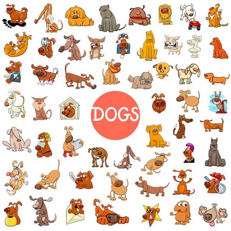 Personagens De Desenhos Animados De Cachorro