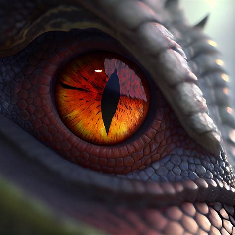 dragon eye photorealistic  cinematic detail promptden