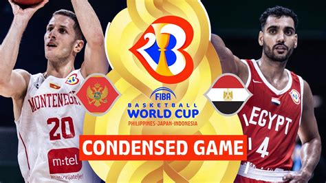 Montenegro Vs Egypt Full Game Highlights FIBA Basketball