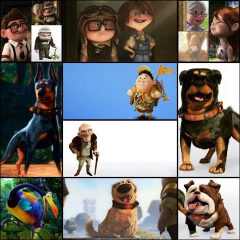 Disney Pixar Up Characters Carl Fredricksen Ellie Russell Girl