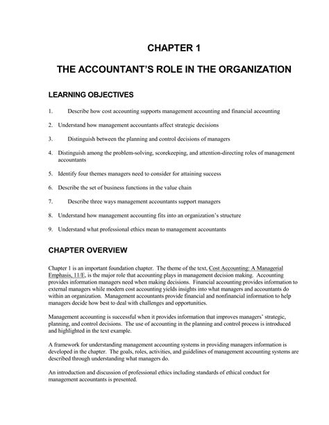 Managerial Accountants Would Be Responsible For Providing Information Regarding 5