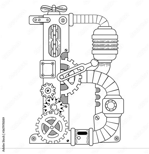 Steampunk Metals Clip Art Library