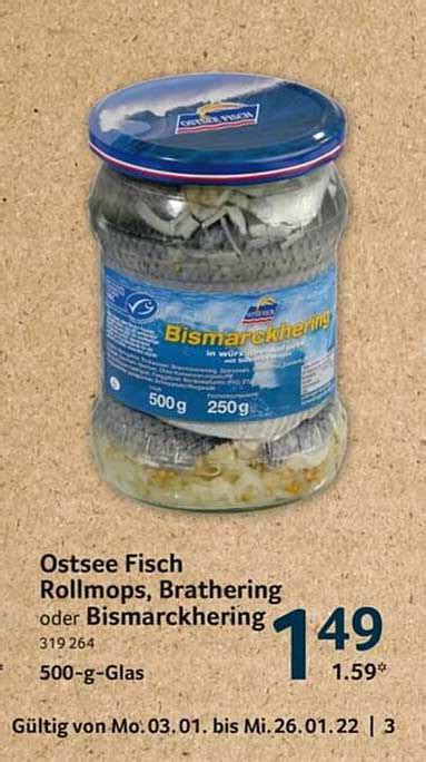 Ostsee Fisch Brathering Bismarckhering Oder Rollmops Angebot Bei Real