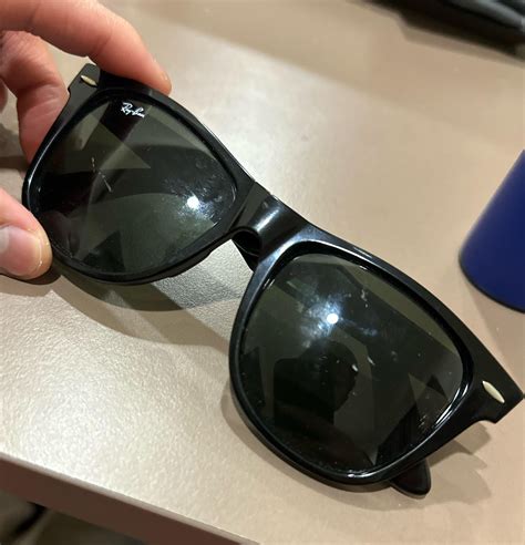How to remove scratches on rayban sunglasses? : r/howto