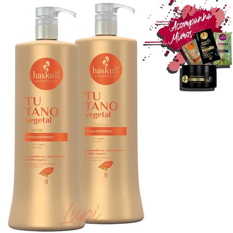 Kit Haskell Tutano Shampoo E Condicionador 1l Shopee Brasil