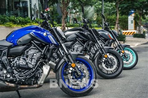 Mô tô Naked Bike dòng MT của Yamaha tại Việt Nam có những sản phẩm nào