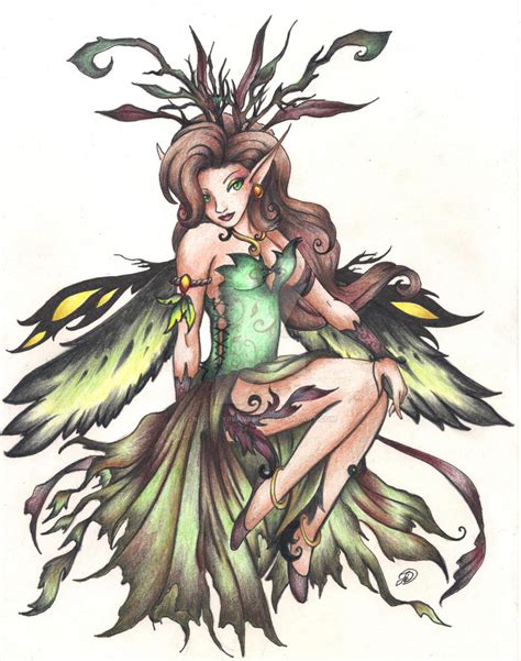 Green Fairy By Nightfyrekvesia On Deviantart