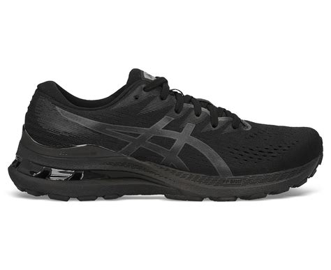 Asics Womens Gel Kayano 28 Shoes Black Graphite Grey Nz