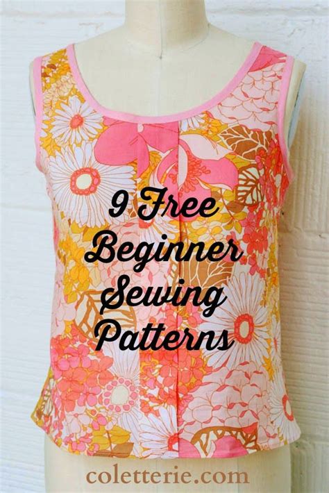 Simple Sewing Patterns For Beginners Free