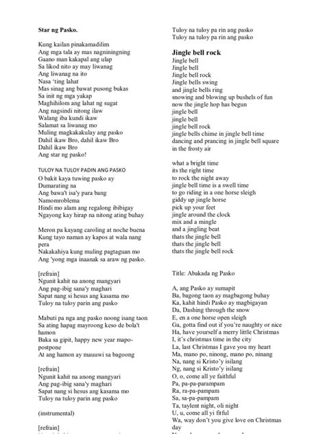 Sa Araw Ng Pasko Lyrics Philippin News Collections