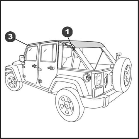 How To Install A Bestop Cable Style Black Diamond Safari Bikini Top On