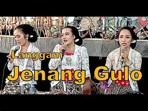 Langgam Jenang Gulo Javanese Gamelan Music Campursari Karawitan Jawa