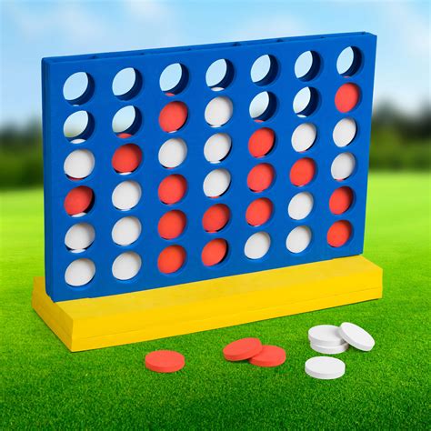 Giant Connect 4 In A Row Jumbo Foam Garden Game Outdoor Party Four In A