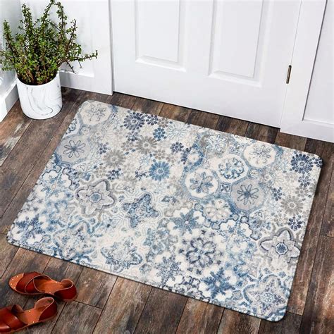 Amazon Lahome Floral Washable Area Rugs X Small Indoor Rugs