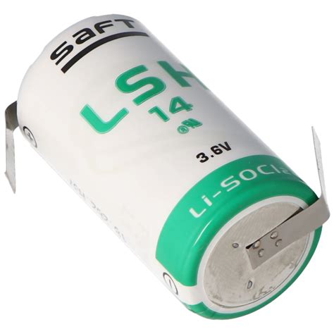 Saft Lsh Cnr Lithium Batterie V Mah Mit L Tfahnen In Z Form