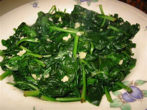 English Patis Stir Fried Spinach